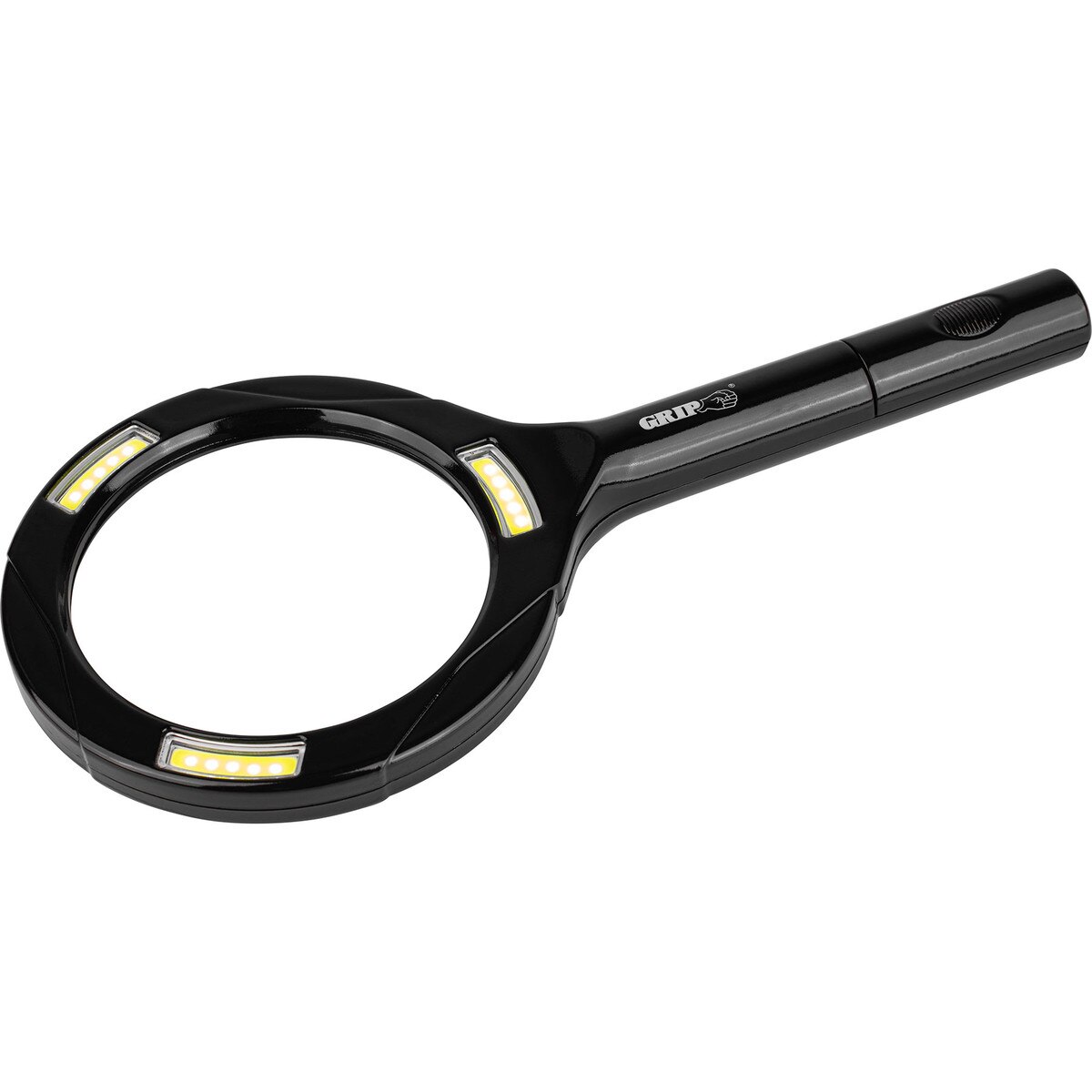 Grip Tools 37203 COB Lighted Handheld 4x Magnifying Glass